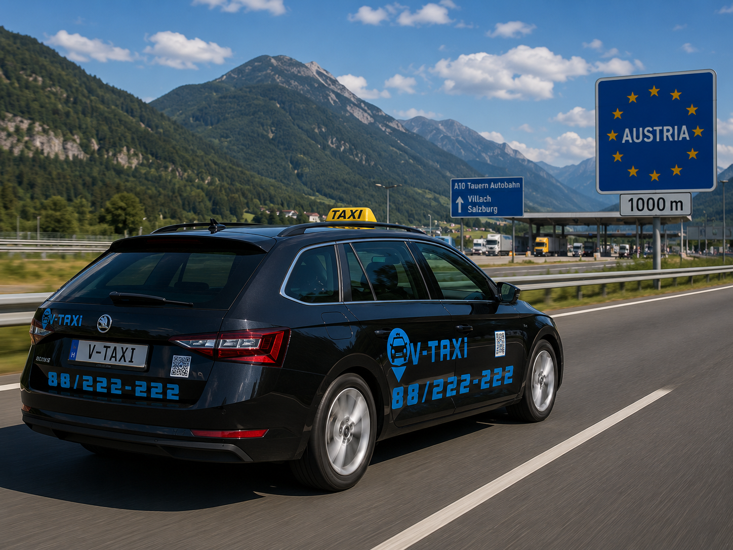 V-Taxi távolsági és nemzetközi fuvar